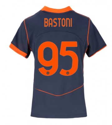 Inter Milan Alessandro Bastoni #95 Tredjetröja Dam 2025-26 Kortärmad